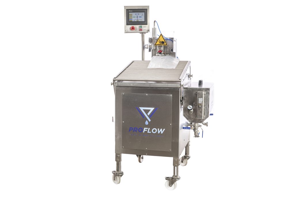 Automatic Bag in Box filler for filling liquids into bag in box or pouch packages