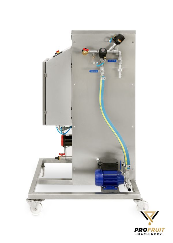 Electric pasteurizer with integrated pump